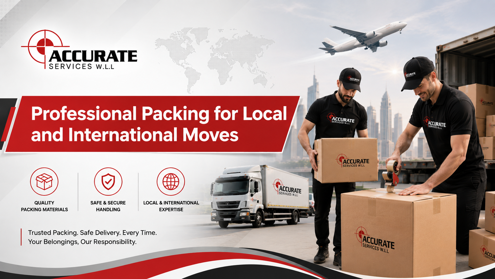 Professional Packing for Local and International Moves