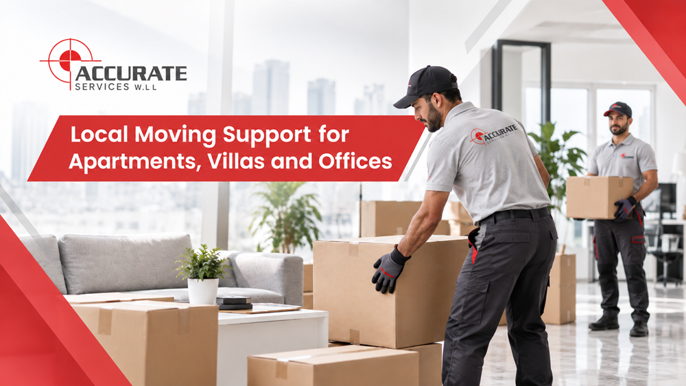 Local Moving Support for Apartments, Villas and Offices