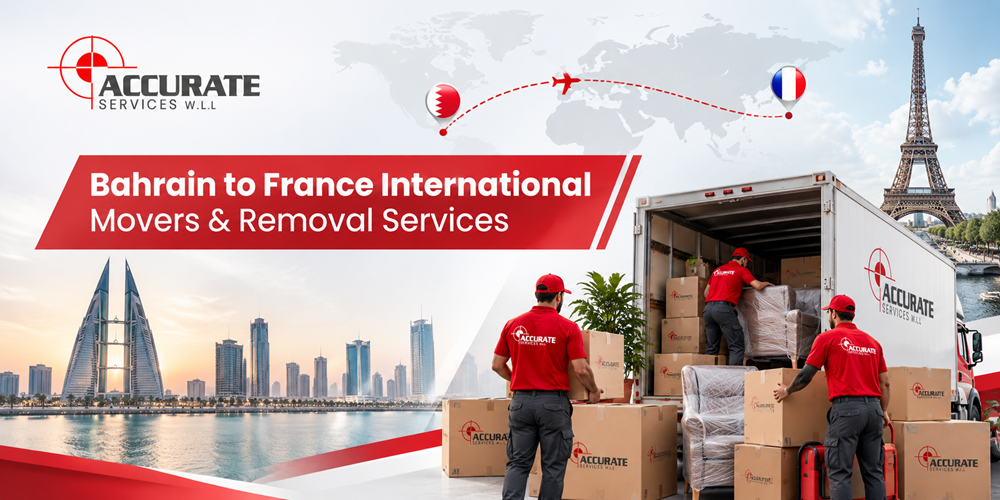Bahrain to France Moving Services