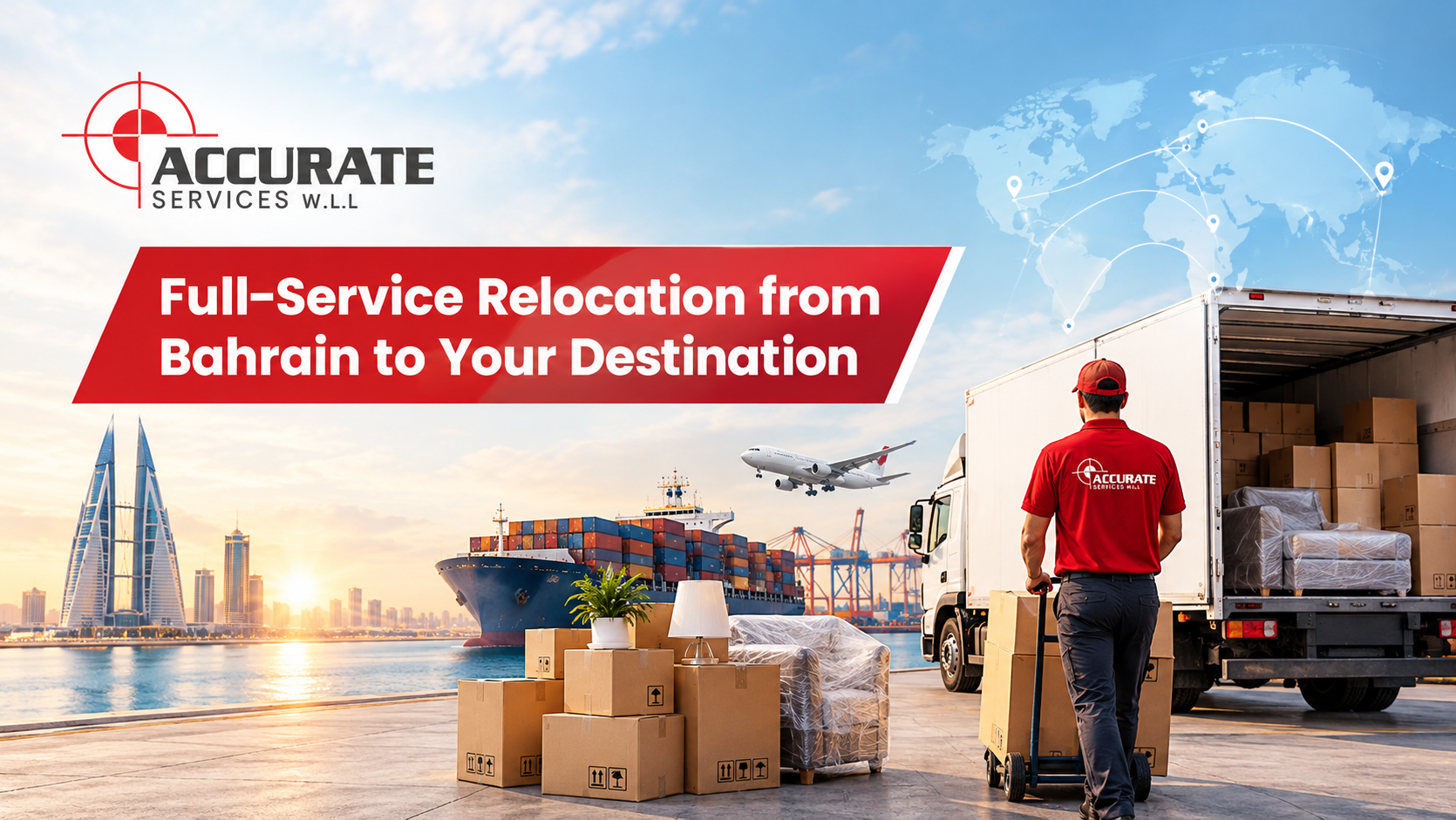 Full-Service Relocation from Bahrain to Your Destination