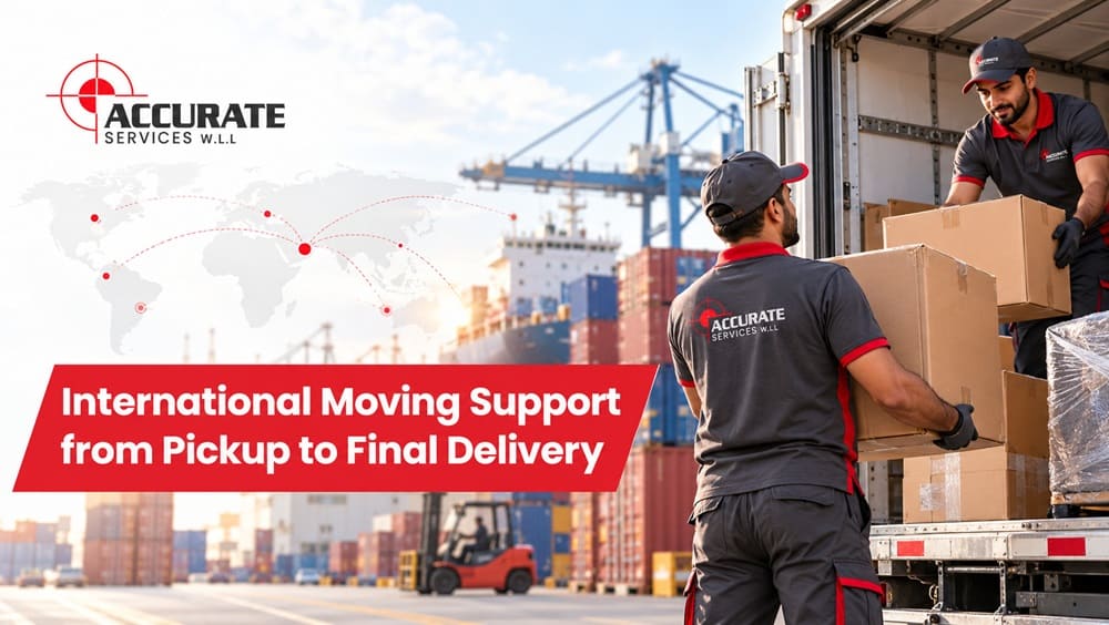 International Moving Support from Pickup to Final Delivery